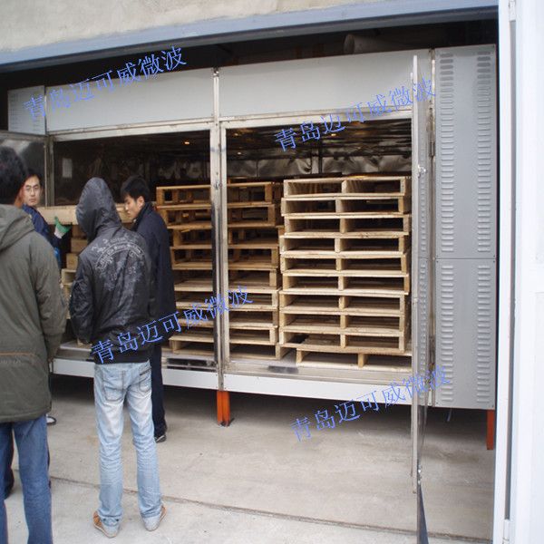 某检验检疫单位：超大型进口木制品微波箱式处置设备，用于检疫过程杀虫处理工艺研究